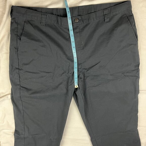 Dickies Black Work Pants Workwear Straight Leg Original Fit Chinos Big and Tall - Picture 11 of 12